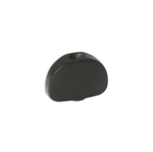 STANDARD SIZE EBONY KIDNEY BUTTON