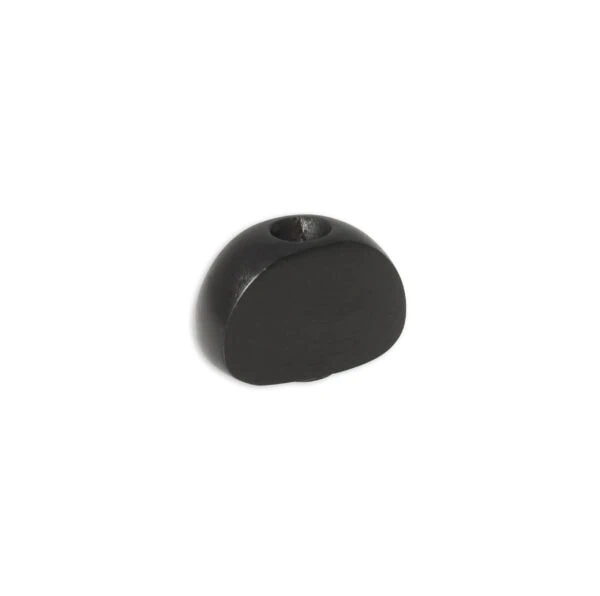 MINI AND MID-SIZE EBONY KIDNEY BUTTON