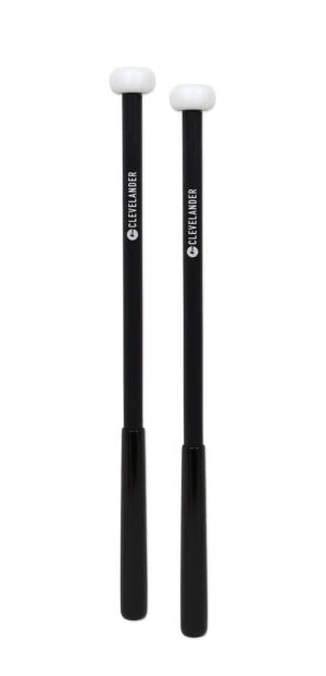 MARCHING (Drum Corp) Series CMT3 Marching Tenor Mallets - Delrin White