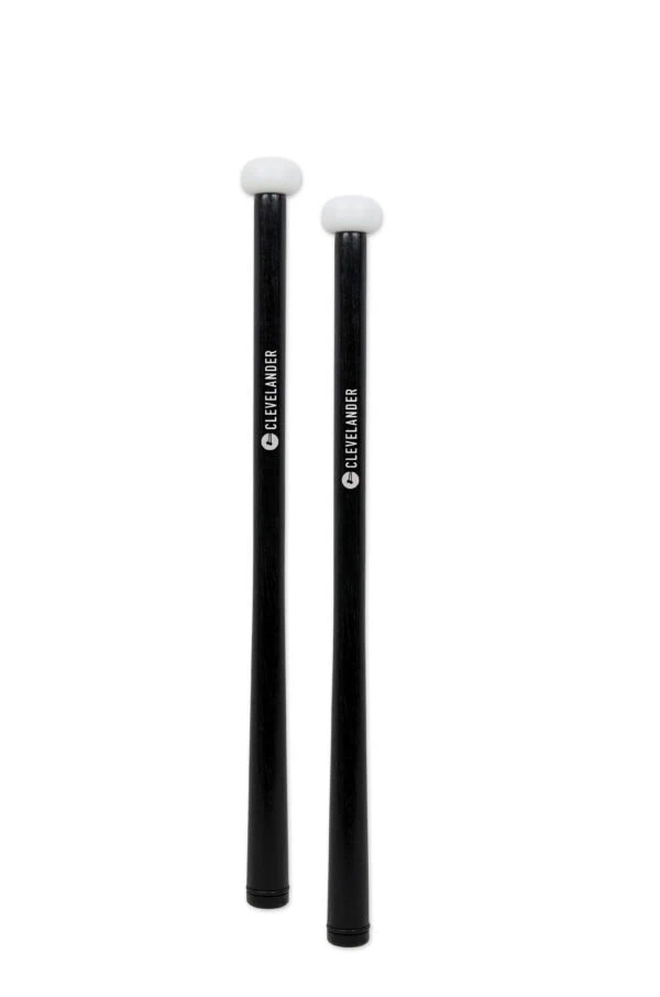 MARCHING (Drum Corp) Series CMT6 Marching Tenor Mallets - Delrin White