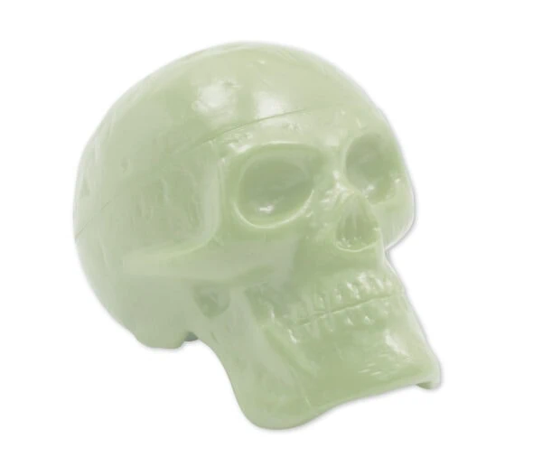 FN201GL -  Glow-in-the-Dark Beadbrain™ Skull Shakers