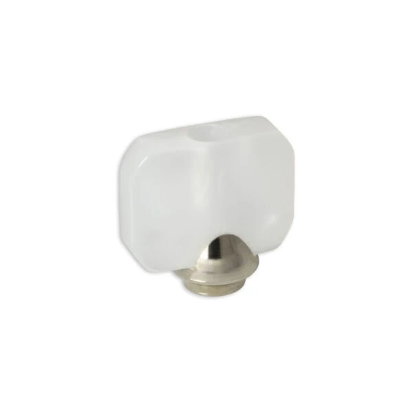 SQUARE PEARLOID BUTTON W/ RETAINER