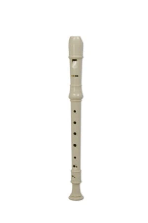 TD176W – Tudor® Soprano Recorder, White (German fingering)