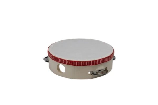 W306 - Tambourine, 6" w/ Skin Head